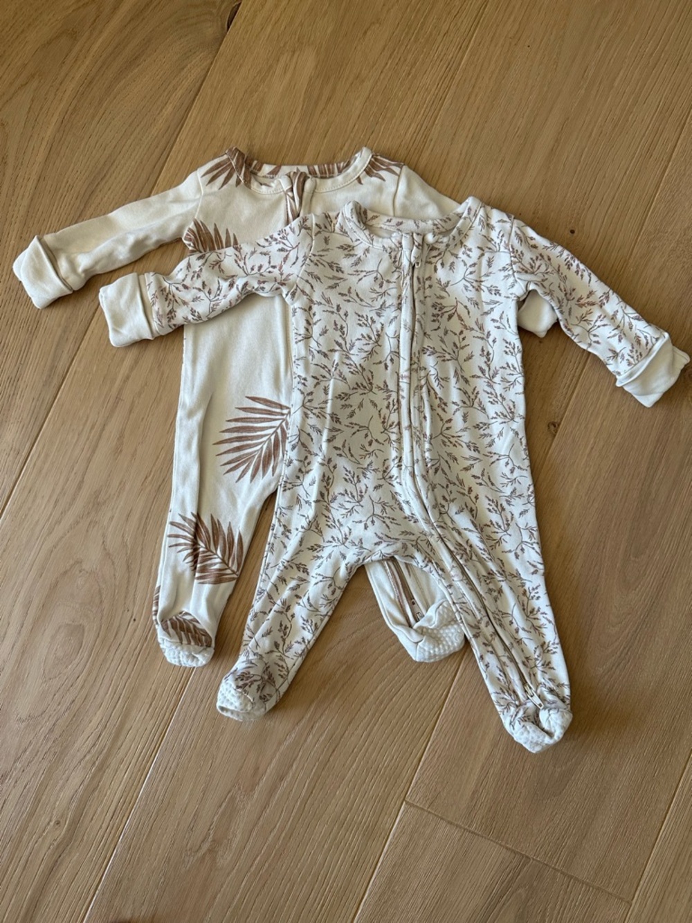 Colored Organics Peyton Zipper Sleepers - Set of 2